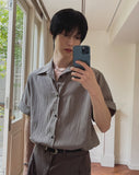 Moment Roll-up Draping Half Shirt
