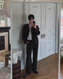 Cays Tweed Pintuck Slacks