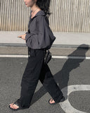 Pire Crop Hood Windbreaker Jacket