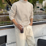 Hein Air Wool Half Neck Knit