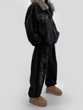 Lehman Lettering Brushed Jogger Pants