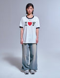 I HEART F Short Sleeve Tee