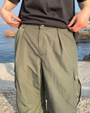Ite Pintuck Nylon Cargo Pants