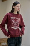 Velvet Lace Sweatshirt