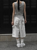 Carpenter Bermuda Denim Pants