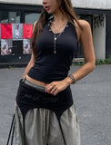 Mag Eyelet Halter Sleeveless
