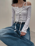 Tide Eyelet Cardigan Set