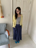 Basta Shirring Banding Long Skirt