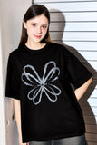 AubeA Star Ribbon Spray T-shirt