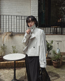 Leon cropped trench jacket