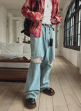 Hippo Damage Wide Baggy Denim