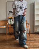 Bullo vintage wide denim pants