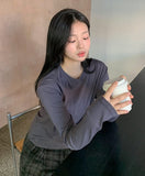 Hunters Brushed Round Long Sleeve Tee