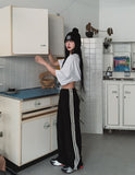 Cable Leather Trackline Corduroy Pants