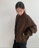 Yusaki Harringtton Button Blouson Jacket
