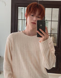Muron Boucle Round Long Sleeve Knit