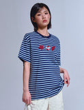 TRIO Stripe Short Sleeve Tee