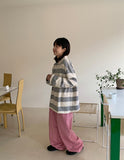 Chopin stripe collar long sleeve tee