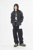 Porto snap 2-way zip-up jacket