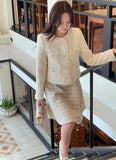 Linzer Round Surgical Tweed Jacket