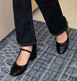 Fleur Color Sheme Strap Shoes