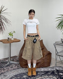 Coel Zip Cargo Bermuda Pants