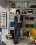 Saint overfit two button blazer