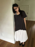 [BAONHAUS] Hironen Button Frill Layered Sleeveless