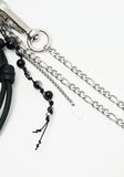 [Real Leather] Bead Chain Multi Keyring