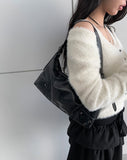Mend Motor Leather Square Shoulder Bag