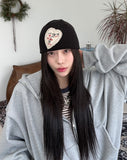 Venus Heart Patch Beanie