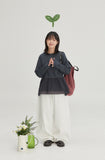 [BAONHAUS] Okone cut cotton wide balloon pants