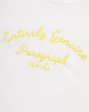 No.053 PARAGRAPH EMBROIDERED SCRIPT T SHIRT