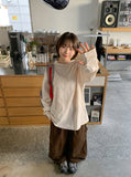 [unisex] Kotiru Stripe Over Warmer Long Sleeve Tee