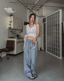 Cori Pintuck Wide Cotton Pants
