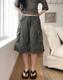 Niro Out Pocket Roll-Up Bermuda Pants