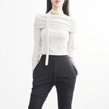 Rish Off-Shirring T-Shirt (Muffler Set)