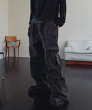 Treats Buckle Cargo Denim Pants