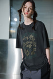 Peace Flower Pigment Short Sleeve T-Shirt