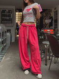 pigment line wide banding pants