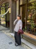 Tenden Stud Raw Denim Balloon Wide Pants