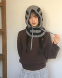 Nubin Stripe Knit Balaclava Hat