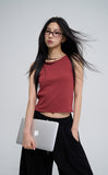 [U-BASIC] Pose Scene Ribbed Sleeveless