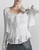 Breeze Sleeveless Cardigan Set