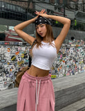 [U-BASIC] Lumi Halter Crop Sleeveless