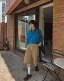 Noster wide Bermuda pants