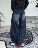 Edin Brush Curved Denim Pants