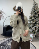 Ender Toggle Hooded Knit Cardigan