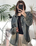 Peta Washed Pocket Denim Shirt