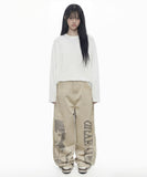 CORPGIRL Cotton Wide Pants